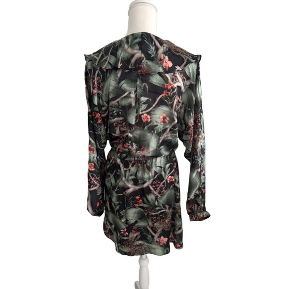JOHANNA ORTIZ x H&M Botanical Fauna Long Sleeve Dress Size Small - Picture 11 of 12